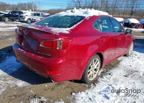2011 Lexus Is 250 z USA, uszkodzony, nr VIN JTHCF5C2XB5047692